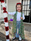 Kids Candy Cane Tassel Vest