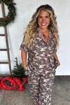 Luxe Camo & Leopard PJ Set / Pre-Order - Ships Early November