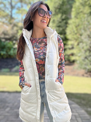 Vail Puffer Vest (Ivory)