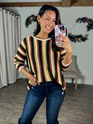 Cameron Striped Sweater – Sunday's Best Boutique