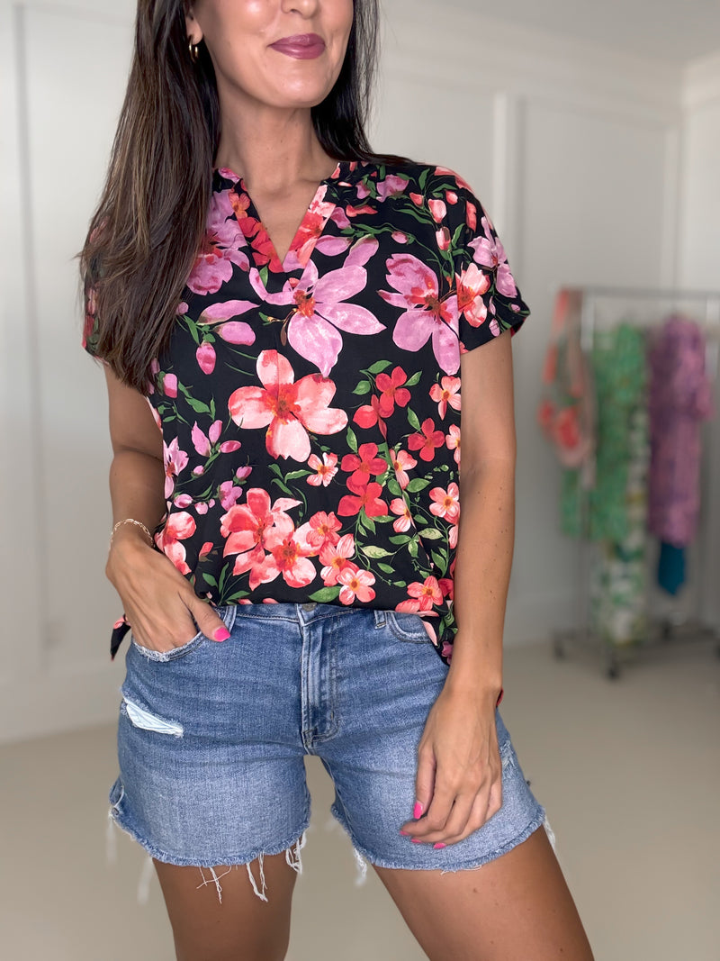 The Gabby Floral Top