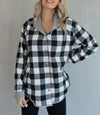 Reversible Plaid Jacket (Grey/Black/White)