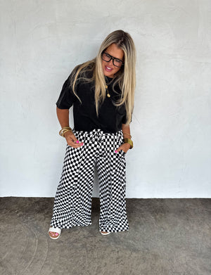 Shelley Checkered Pants