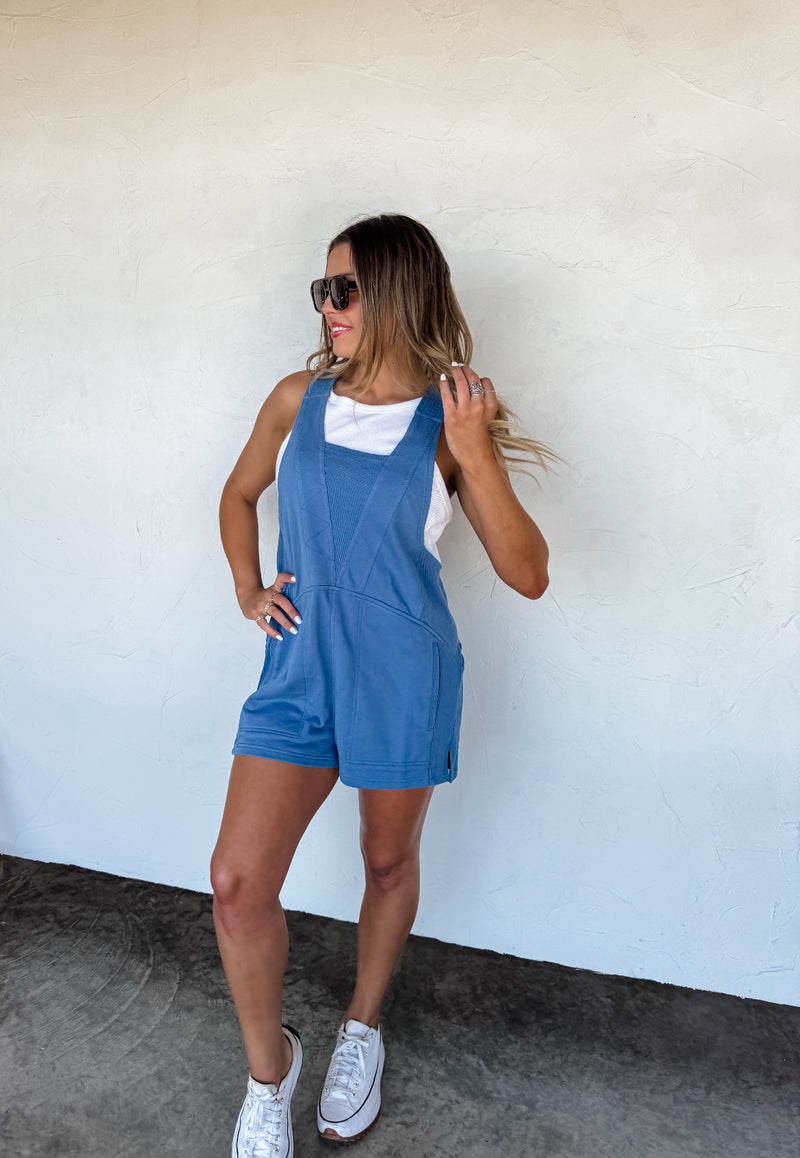 Days Of June Romper (Denim Blue)