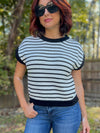 Sally Striped Sweater Top