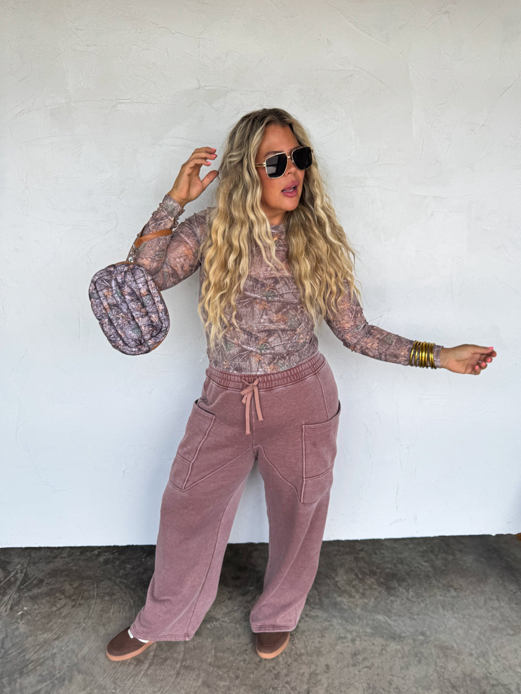 Living In Lounge Pants (Brown)/ Pre-Order/ Ships Mid September