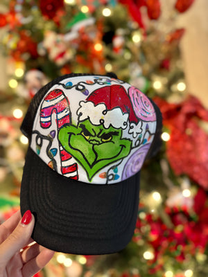 Custom Mean One Trucker Hat (Designed & Hand-Painted)