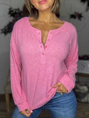 Super Soft Slub Knit Top