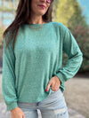 Holly Hacci Top (Heathered Green)