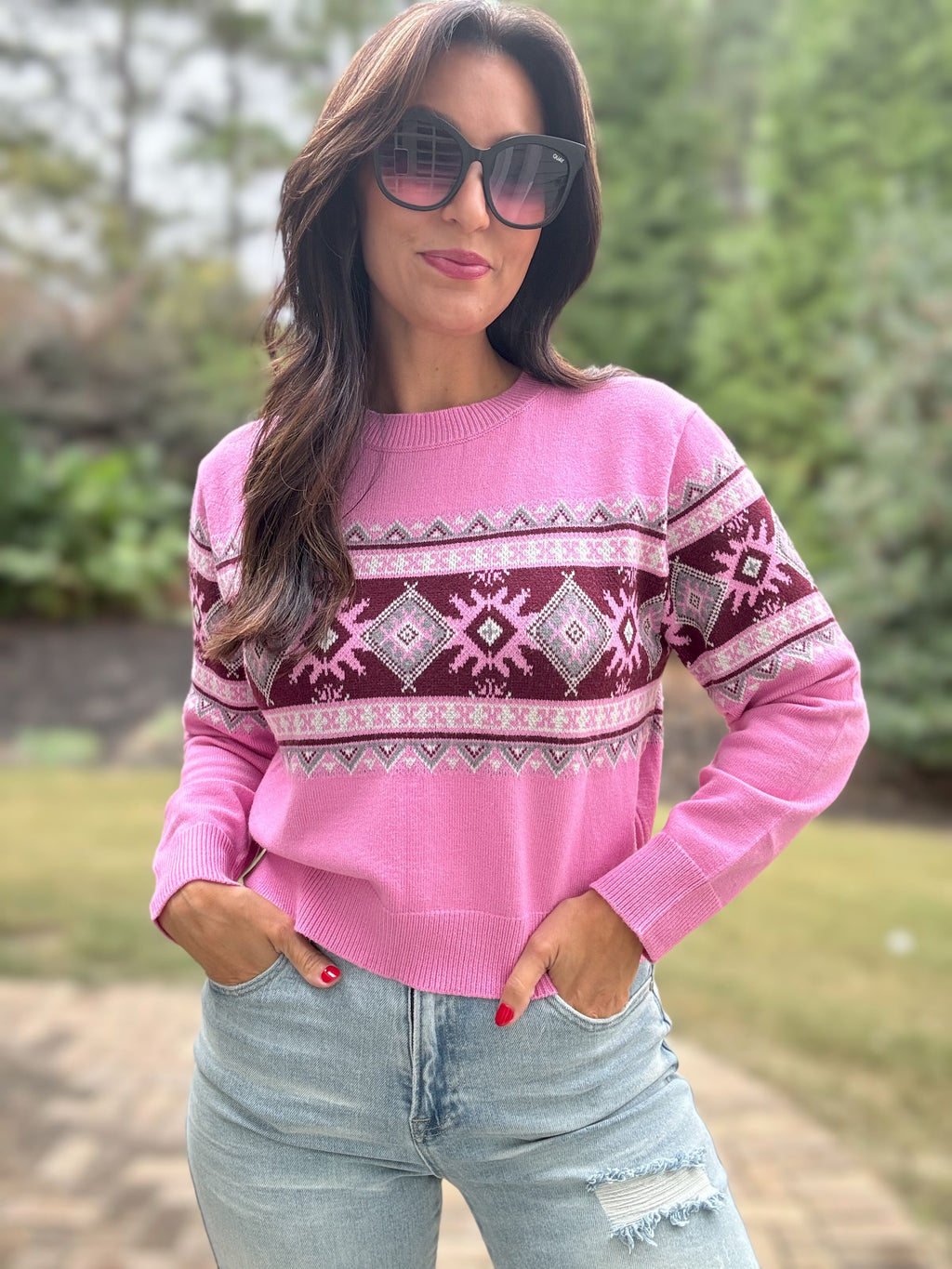 Retro Ski Sweater