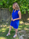 Royal Blue Non Wrinkle Tank Dress