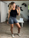 Get It Girl Biker Shorts (Charcoal)