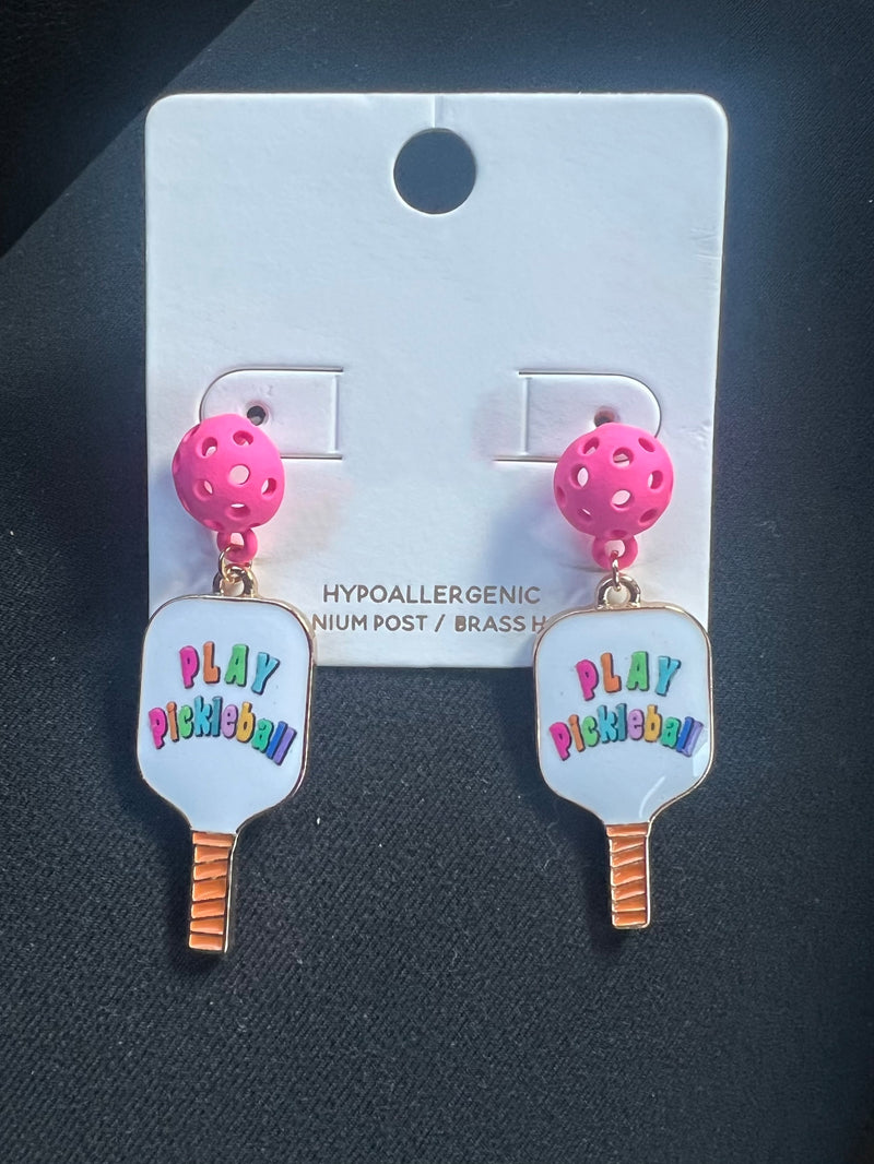 Play Pickleball Earrings