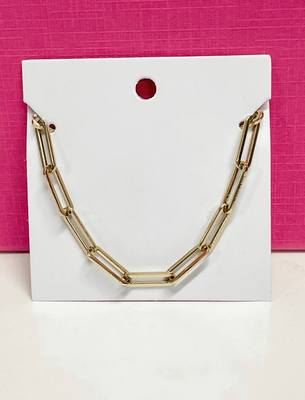 Lexi Paper Clip Necklace