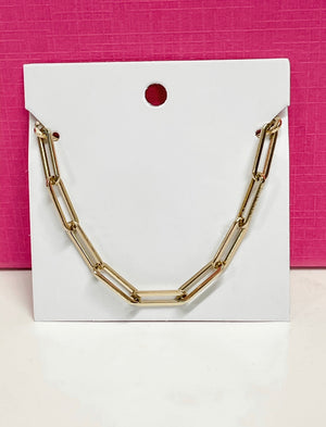 Lexi Paper Clip Necklace