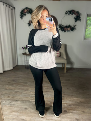 Varsity Hacci Pullover
