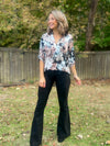 Fab In Floral  Non Wrinkle Top