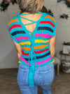 Stasia Knitted Striped Top