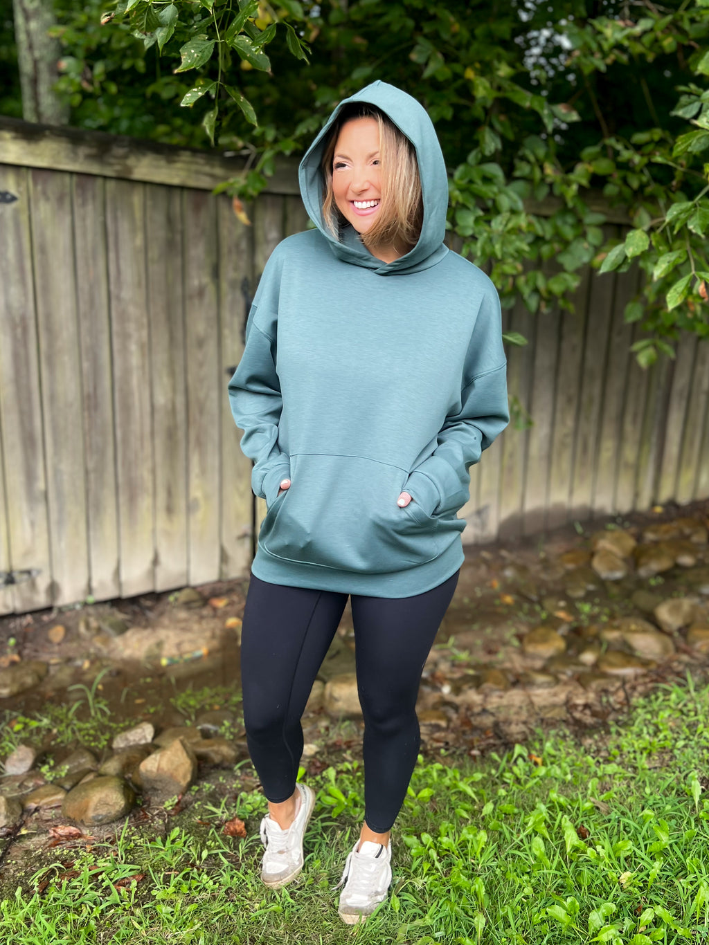 Scuba Living Ash Jade Kangaroo Hoodie
