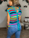 Stasia Knitted Striped Top