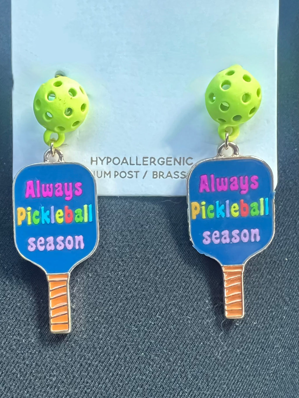 Always Pickleball Season Earrings