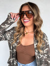 Connie Cardigan (Camo) - One Size