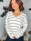 Jesse Knitted Striped Top