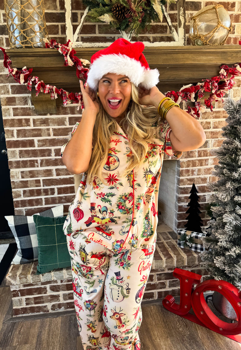 Vintage Luxe Christmas PJ’s