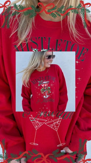 Mistletoe & Martinis Sweatshirt