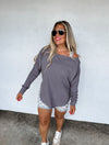 Allie Athleisure Top (Grey)