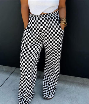 Shelley Checkered Pants