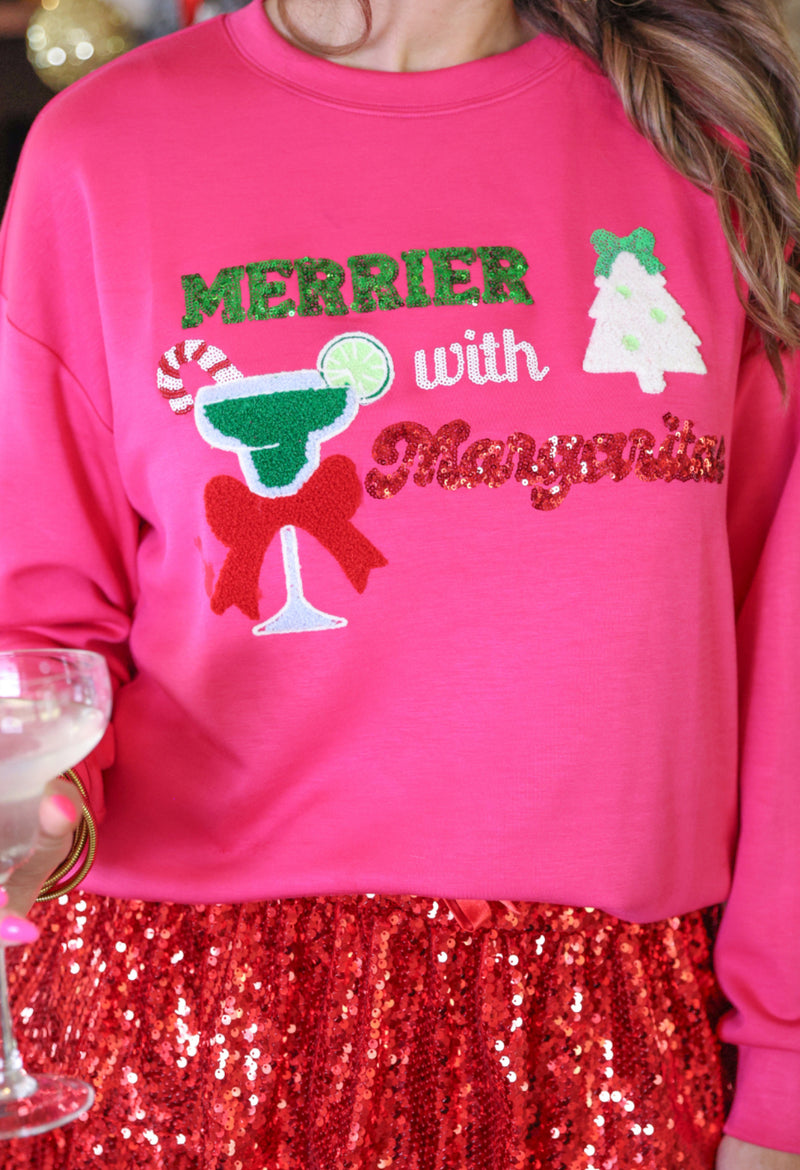 Merrier With Margs Sweatshirt/Pre-Order/Ships 11-18