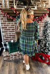 Whispering Pines Plaid Smocked Dress