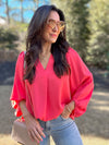 DEAL OF THE DAY / The Lucy Blouse (Coral)