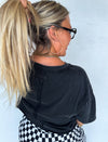 Reagan Raw Hem Pocket Tee