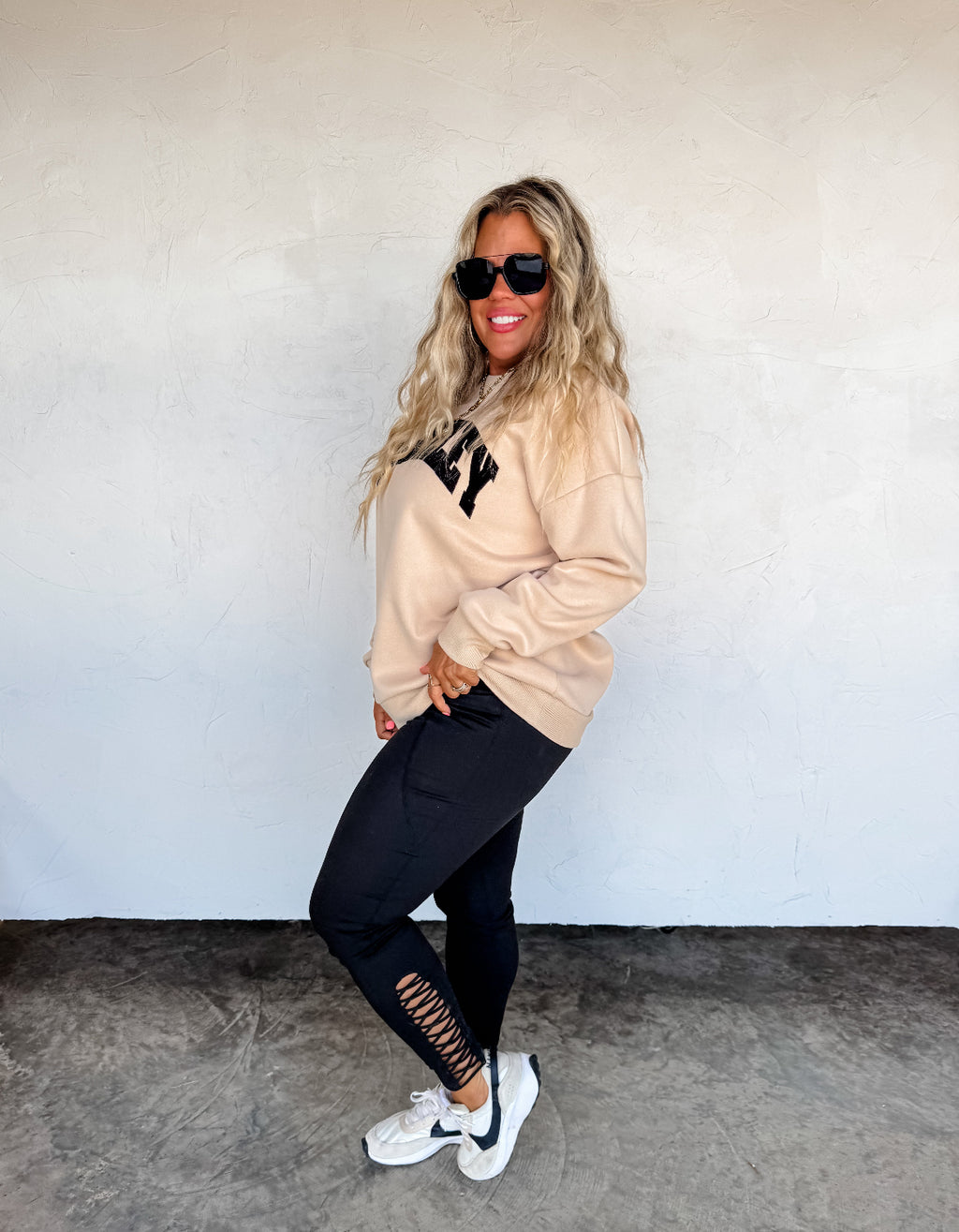Seamless Criss Cross Leggings (Black)