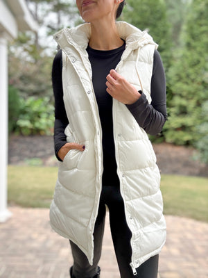 Vail Puffer Vest (Ivory)