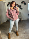 Vivi Plaid Hoodie Top