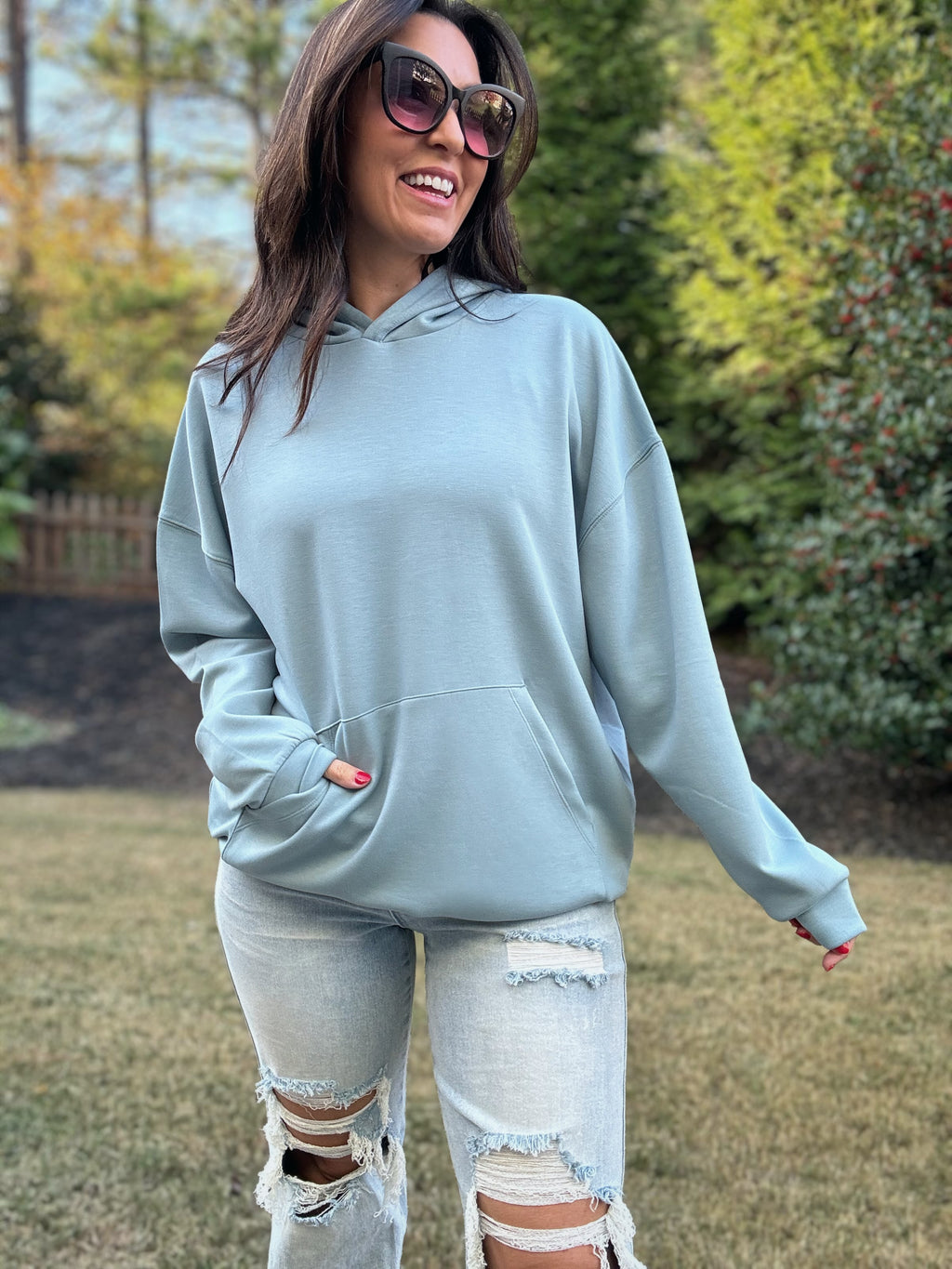 *DOORBUSTER* / Dreamstreme 2.0 Boyfriend Hoodie (Blue Gray)