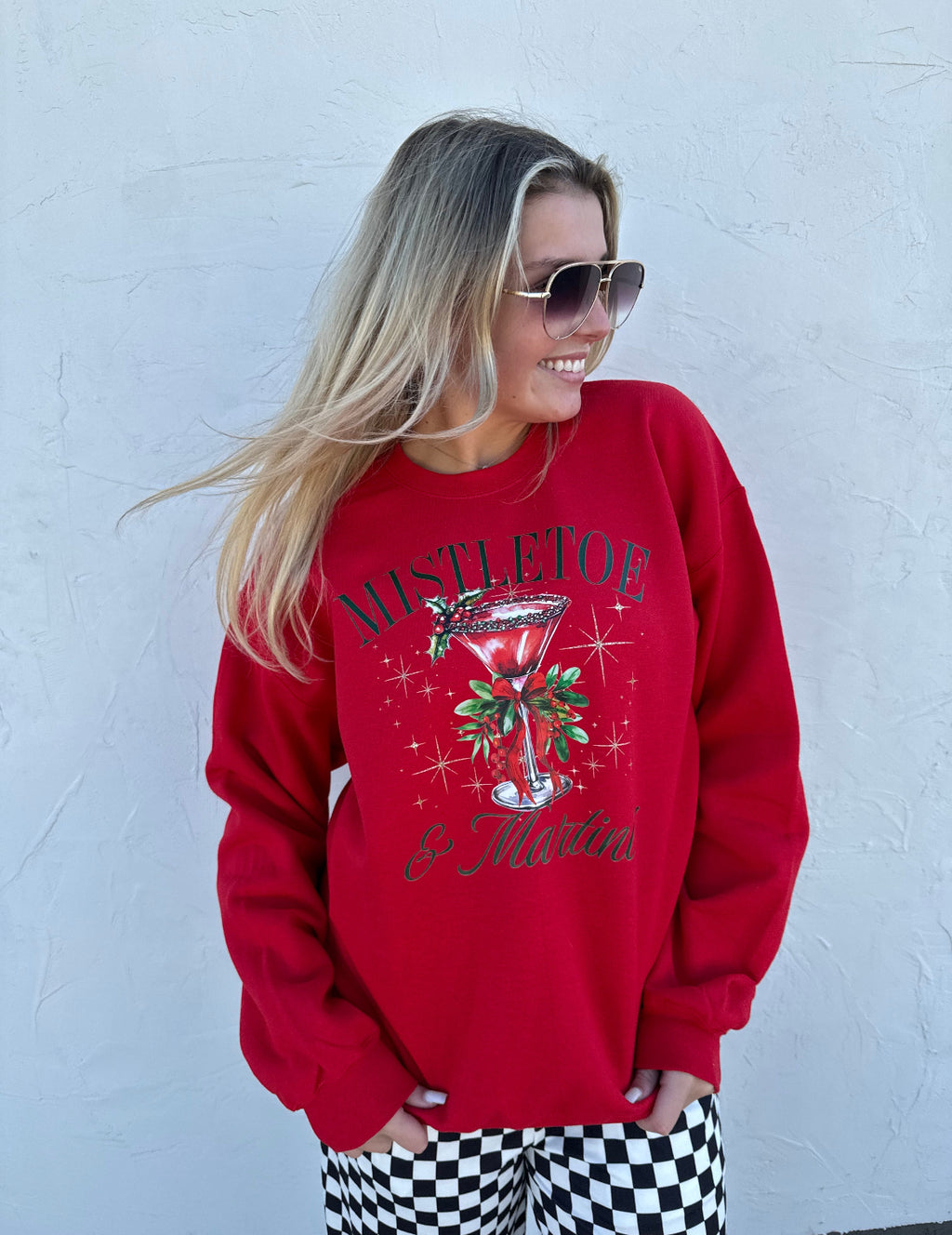 Mistletoe & Martinis Sweatshirt