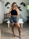Get It Girl Biker Shorts (Charcoal)