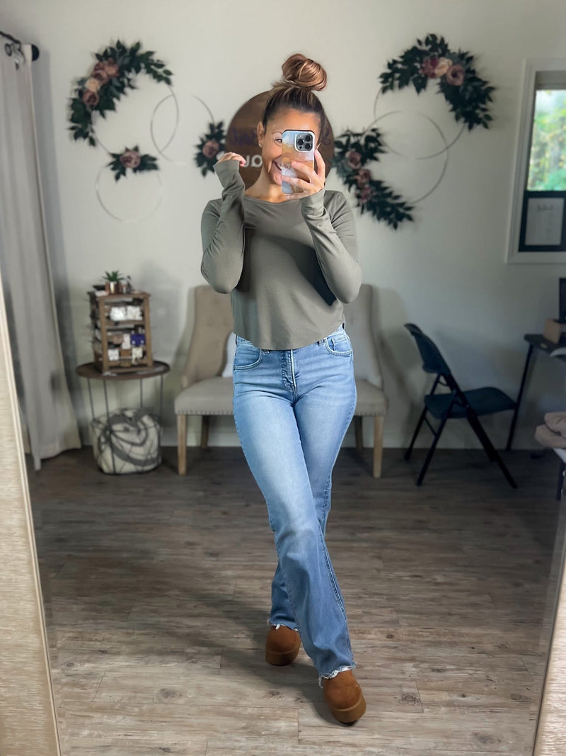 Rios Straight Leg Tummy Control Jeans