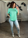 Cotton Boyfriend Tee (Mint)