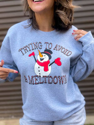 Trying To Avoid A Meltdown Sweatshirt