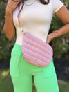 JoJo Puffer Crossbody/Belt Bag (Light Pink)