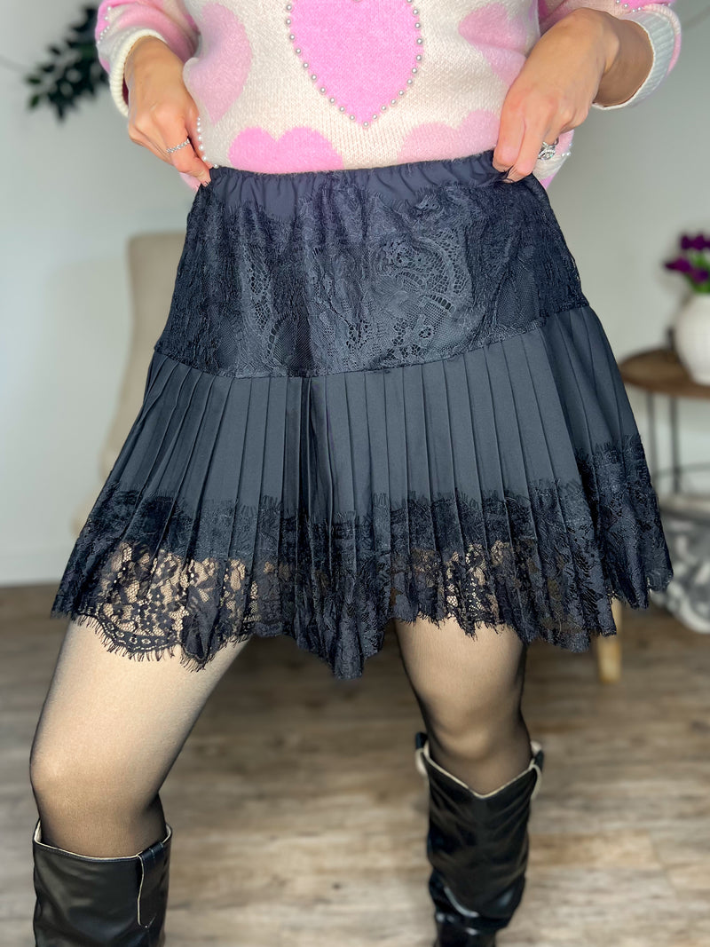 Vintage Lace Slip Skirt