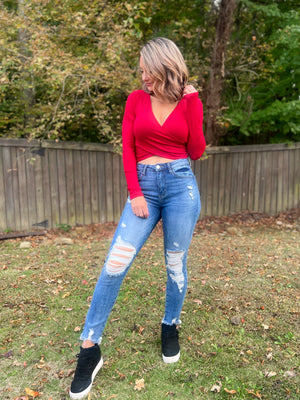 Wrapped In Red Top