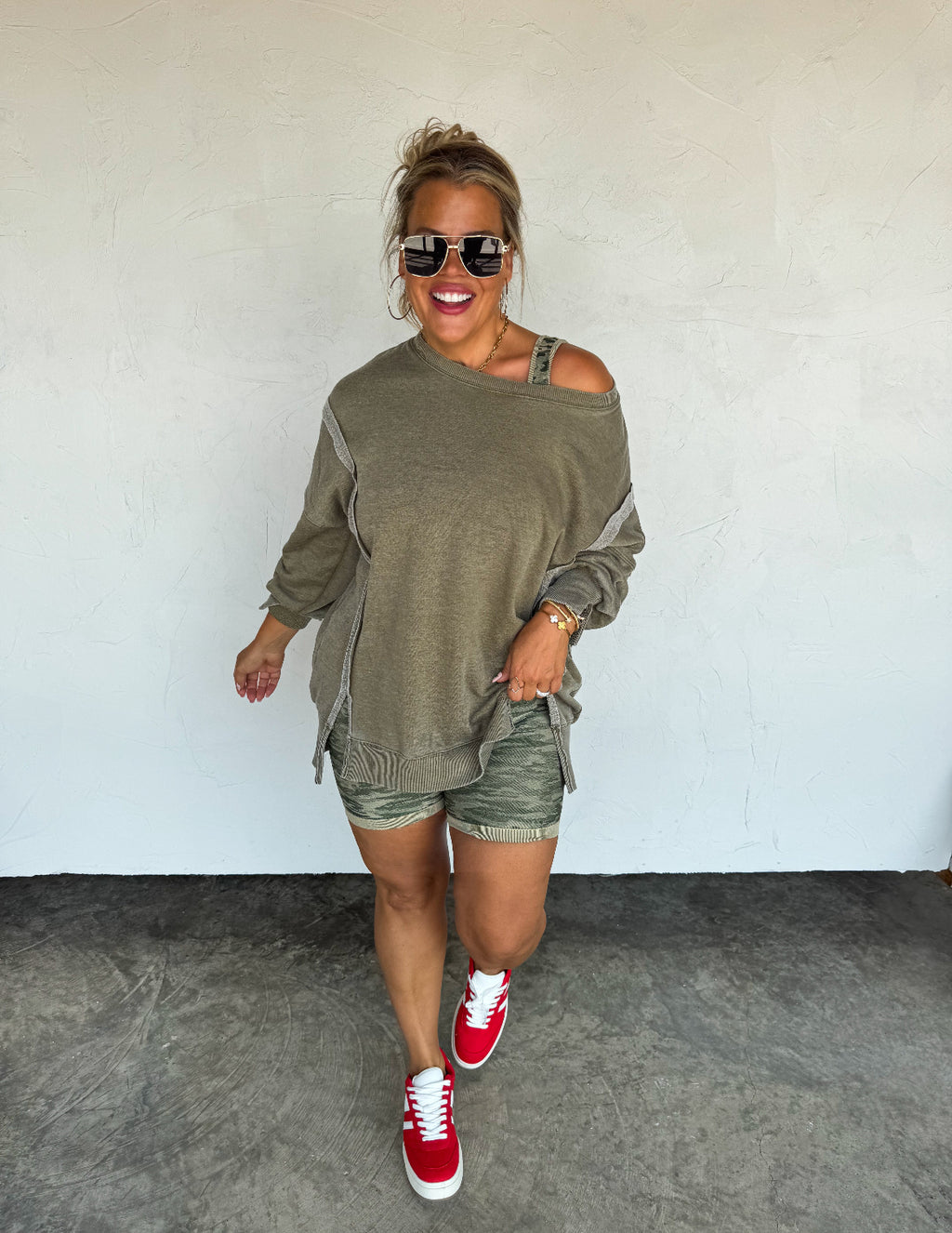 Classic Crew Raw Hem Pullover