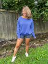 Bobby Boat Neck Pullover (Indigo)