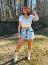 Sammie Acid Wash Shorts